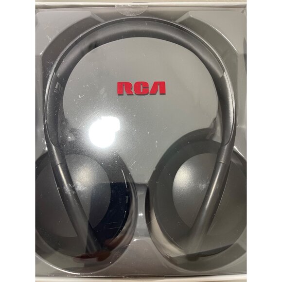 RCA Immersive Bluetooth Audio Headphones With Bass Boost, Black, New - Picture 12 of 12